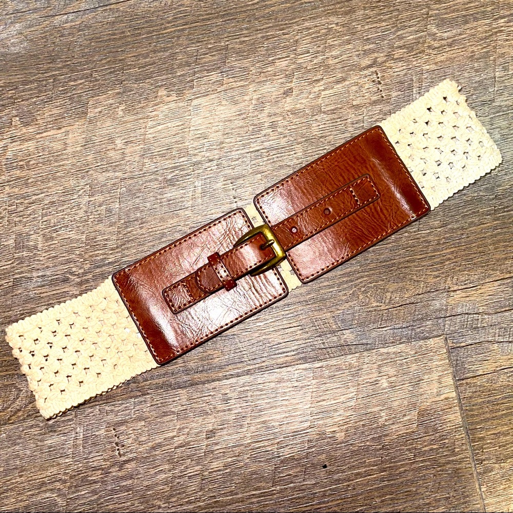 S/M Boho Wide High Waist Belt NWT